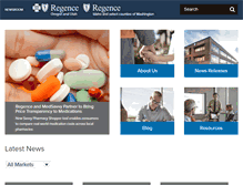 Tablet Screenshot of news.regence.com
